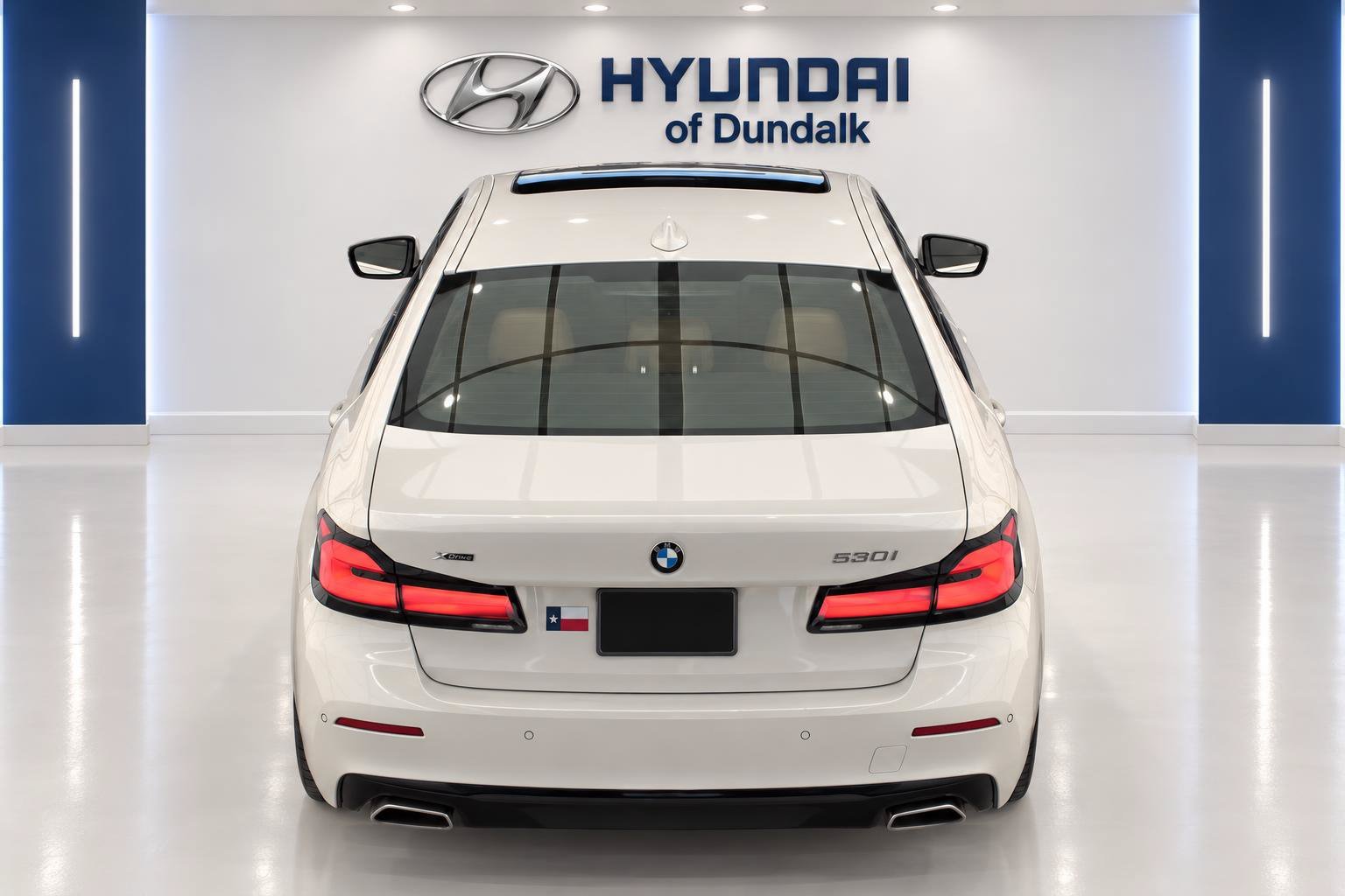 Used 2021 White BMW 530i xDrive image 6