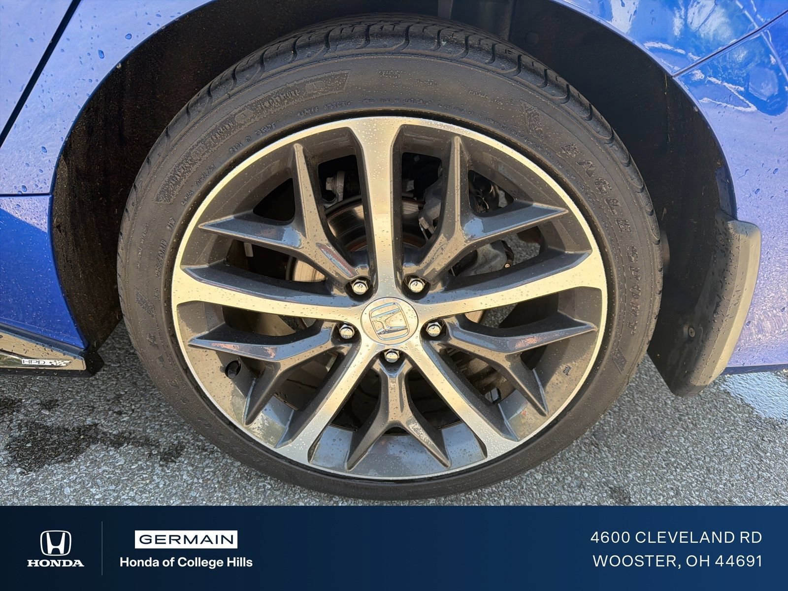 Certified Used 2023 Aegean Blue Metallic Honda 1.5T 4D TOURING image 36