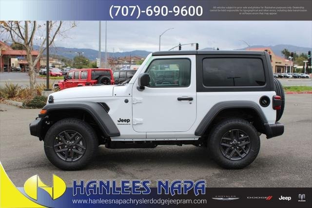 New 2026 Bright White Clear-Coat Exterior Paint Jeep Sport S image 2