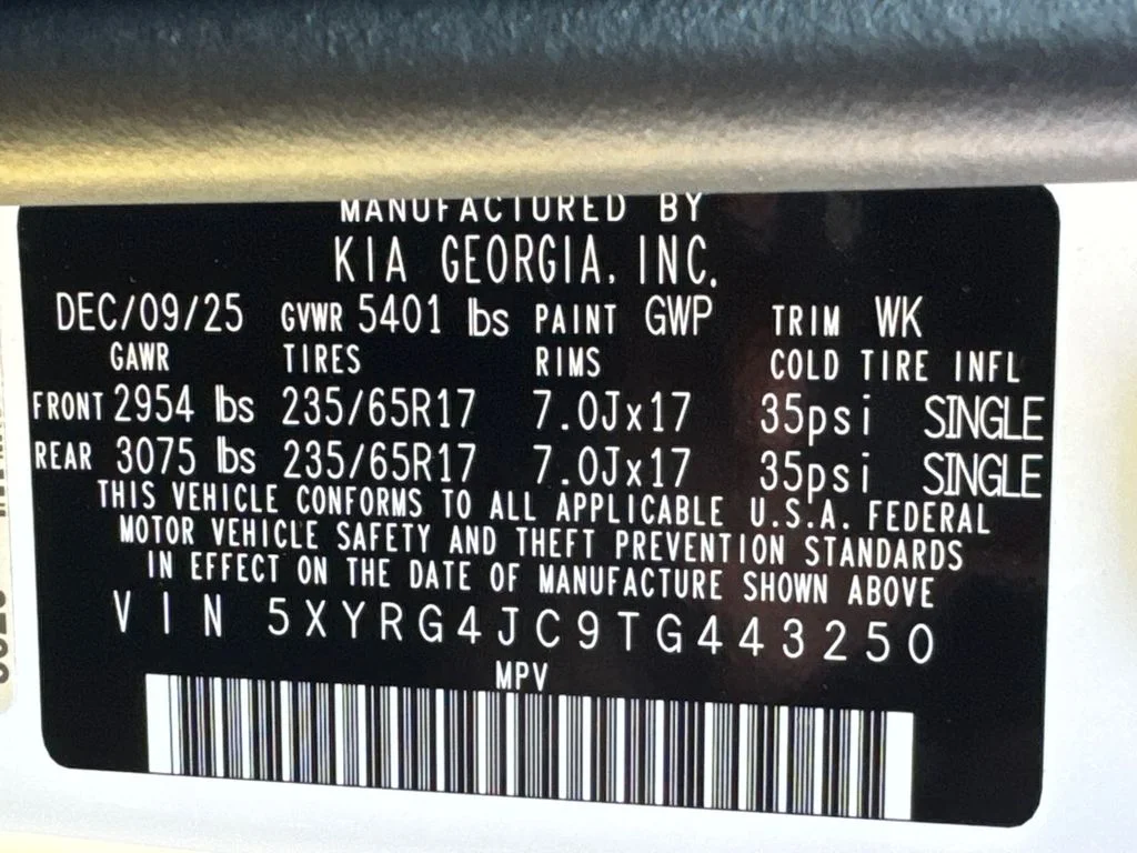 New 2026 Glacial White Pearl Kia LX image 29