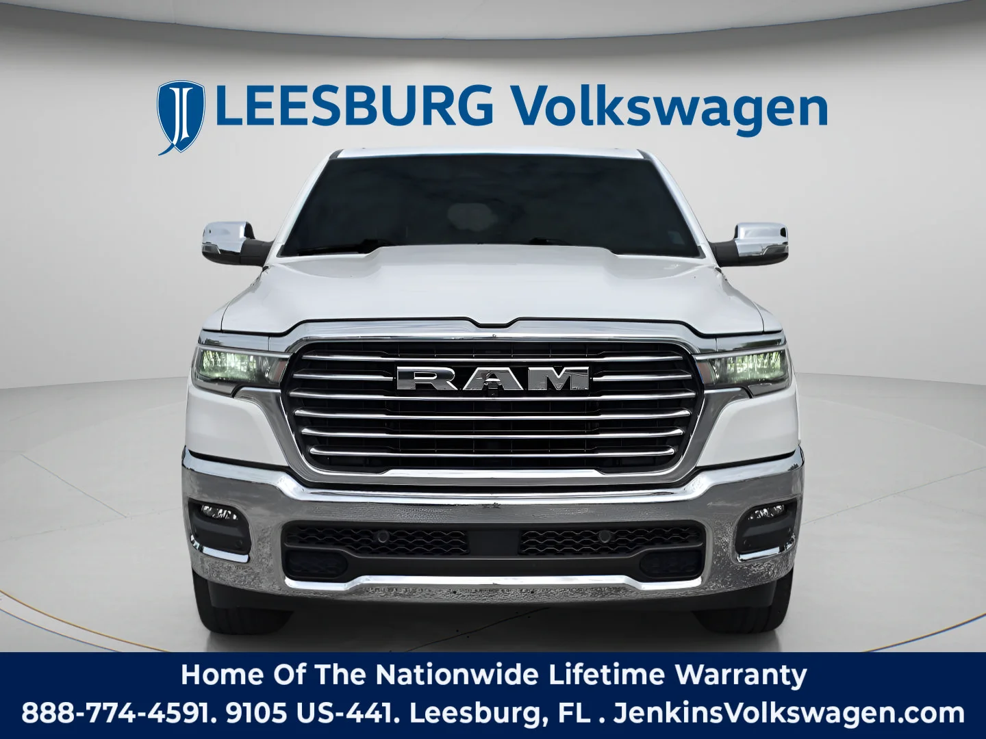 Used 2025 Bright White Clearcoat Ram Laramie image 12
