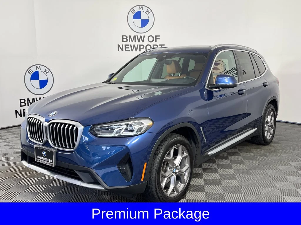 Certified Used 2024 Blue Metallic BMW xDrive30i image 3