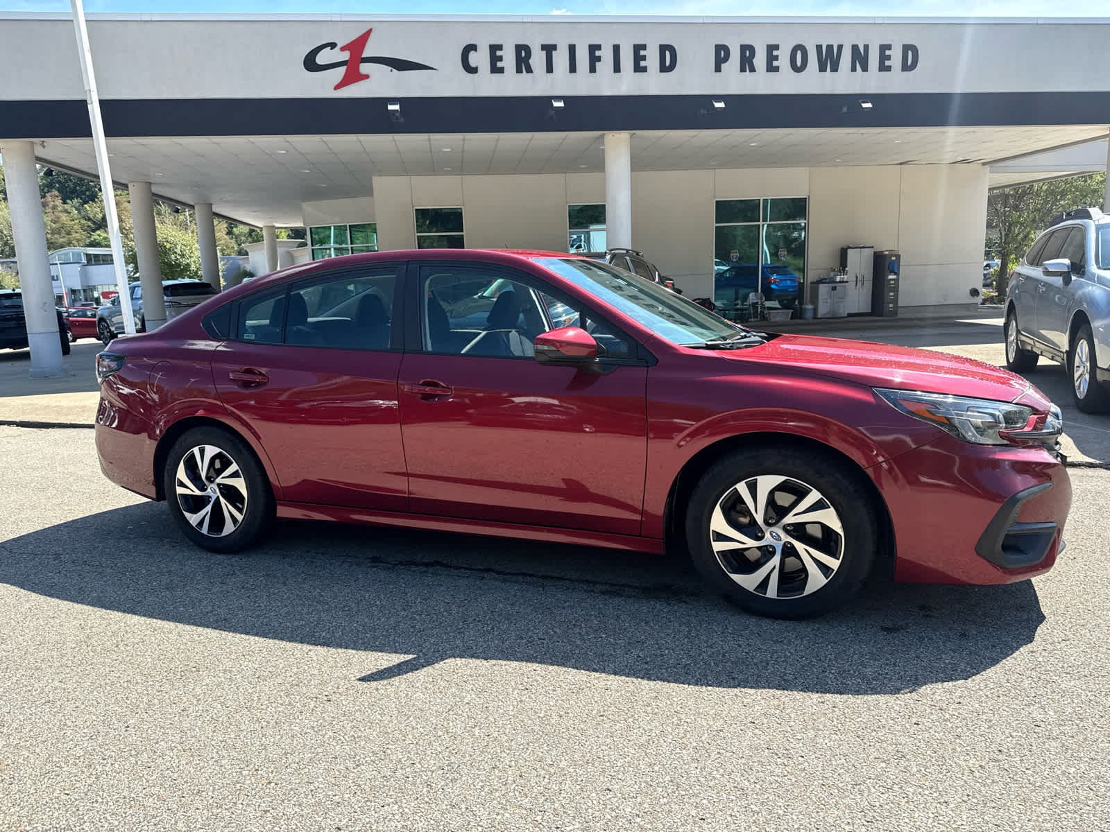 Certified Used 2025 Crimson Red Pearl Subaru Premium image 4