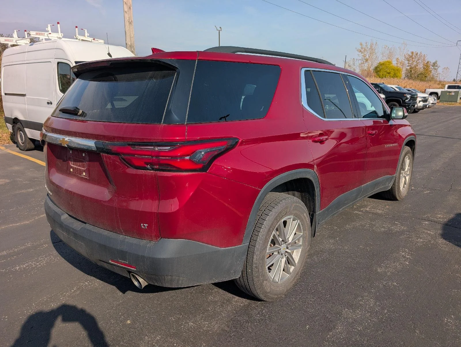Used 2023 Radiant Red Tintcoat Chevrolet LT Leather image 7
