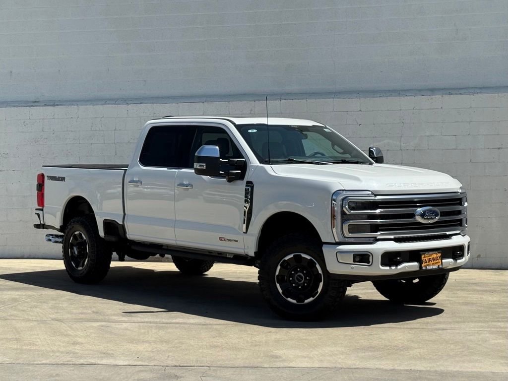 New 2026 Star White Metallic Tri-Coat Ford F-250® Platinum® image 1