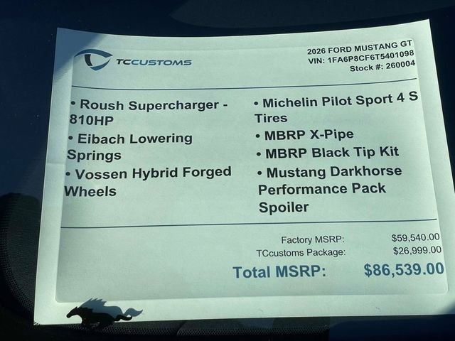 New 2026 Grabber Blue Metallic Ford TCcustoms image 19
