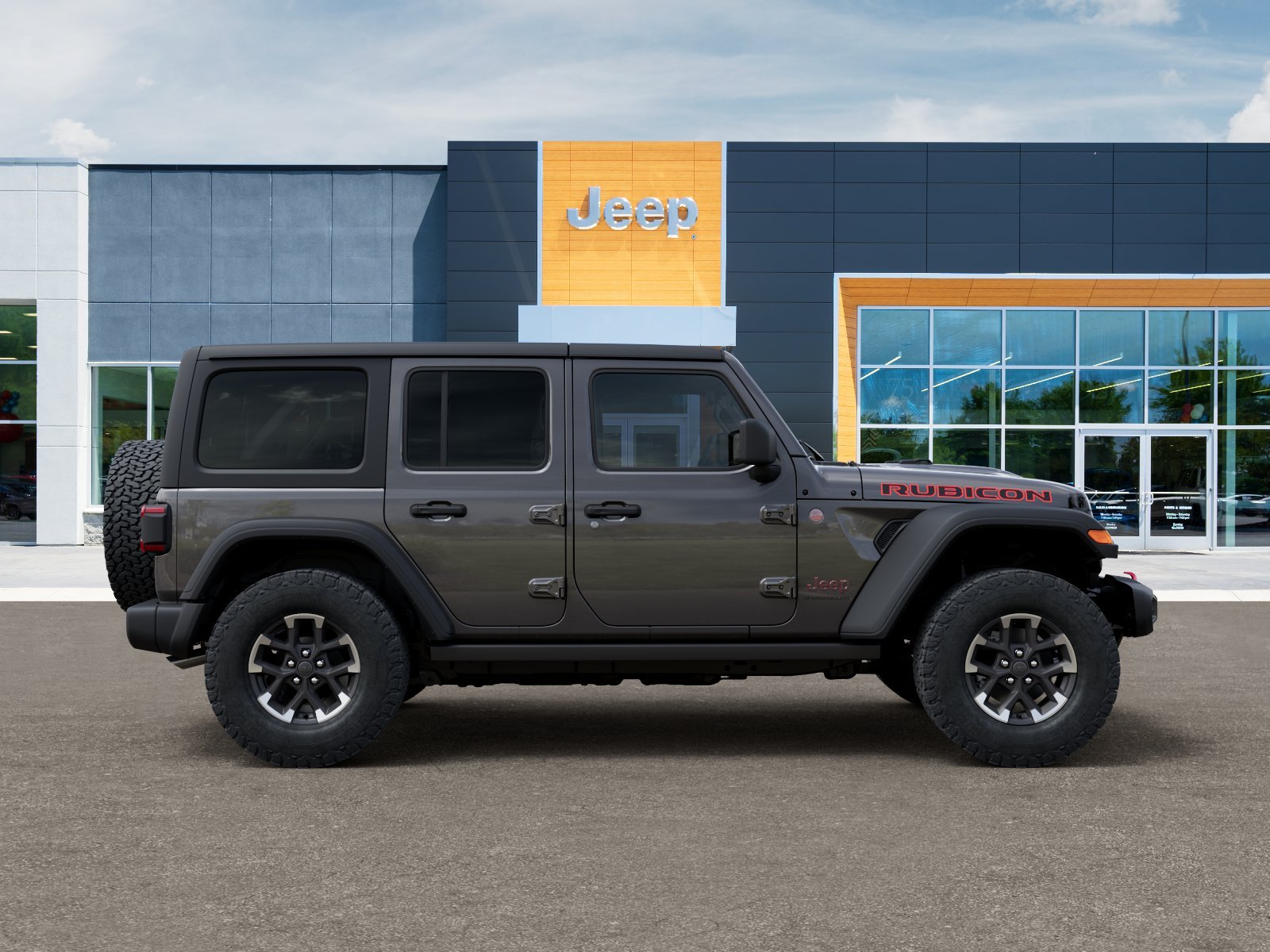 New 2026 Granite Crystal Metallic Clear-Coat Exterior Paint Jeep Rubicon image 47