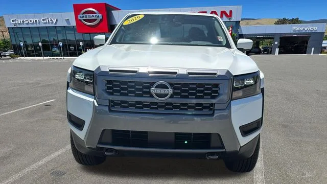 New 2026 Glacier White Nissan Crew Cab SV image 8