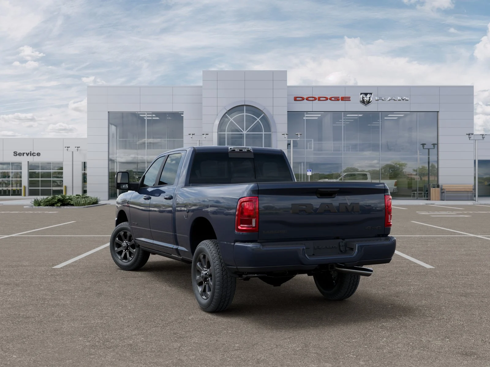 New 2026 Forged Blue Metallic Exterior Paint RAM Laramie image 29