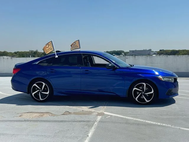 Certified Used 2021 Blue Honda Sport Special Edition image 9