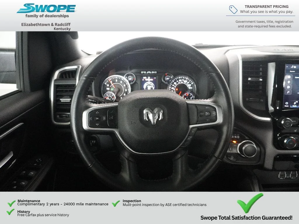 Used 2023 Bright White Clearcoat Ram Big Horn image 16