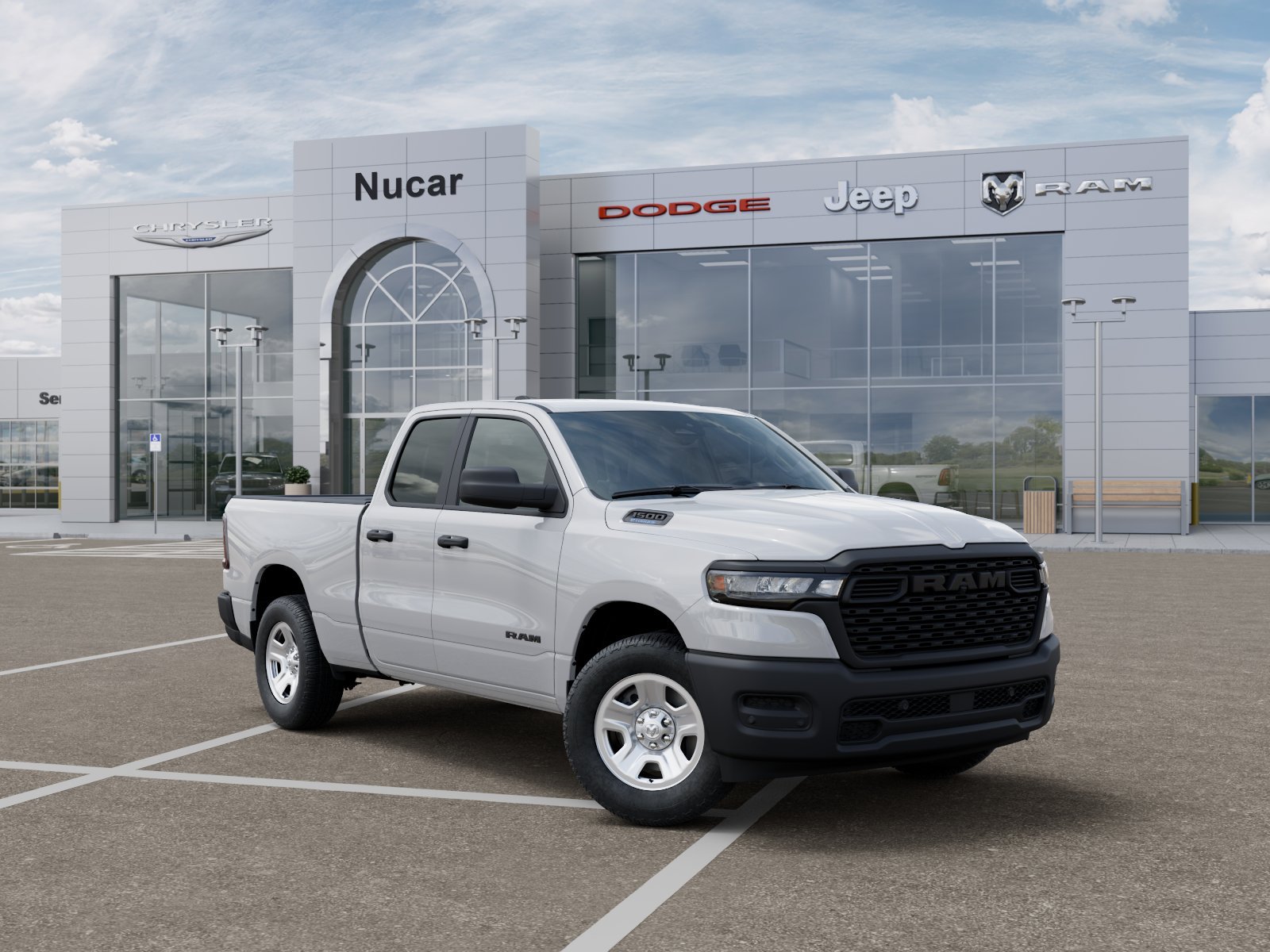New 2026 Bright White Clear-Coat Exterior Paint RAM Tradesman image 1