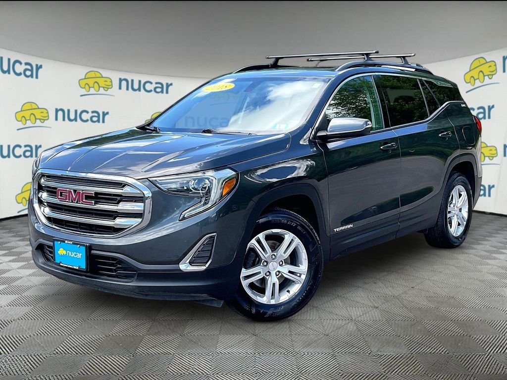 Used 2018 Gray GMC SLE image 3