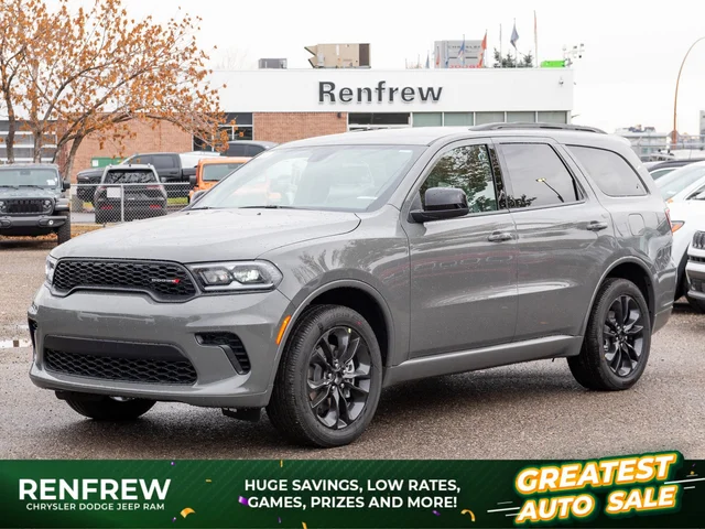 2026 Dodge Durango GT* AWD, Heated Seats, Remote Start, Nav, Trailer Tow
