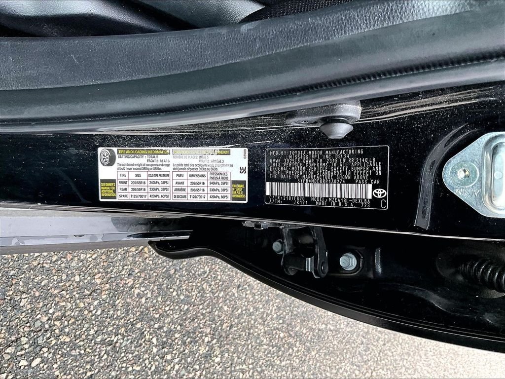 Certified Used 2024 Black Toyota LE image 9