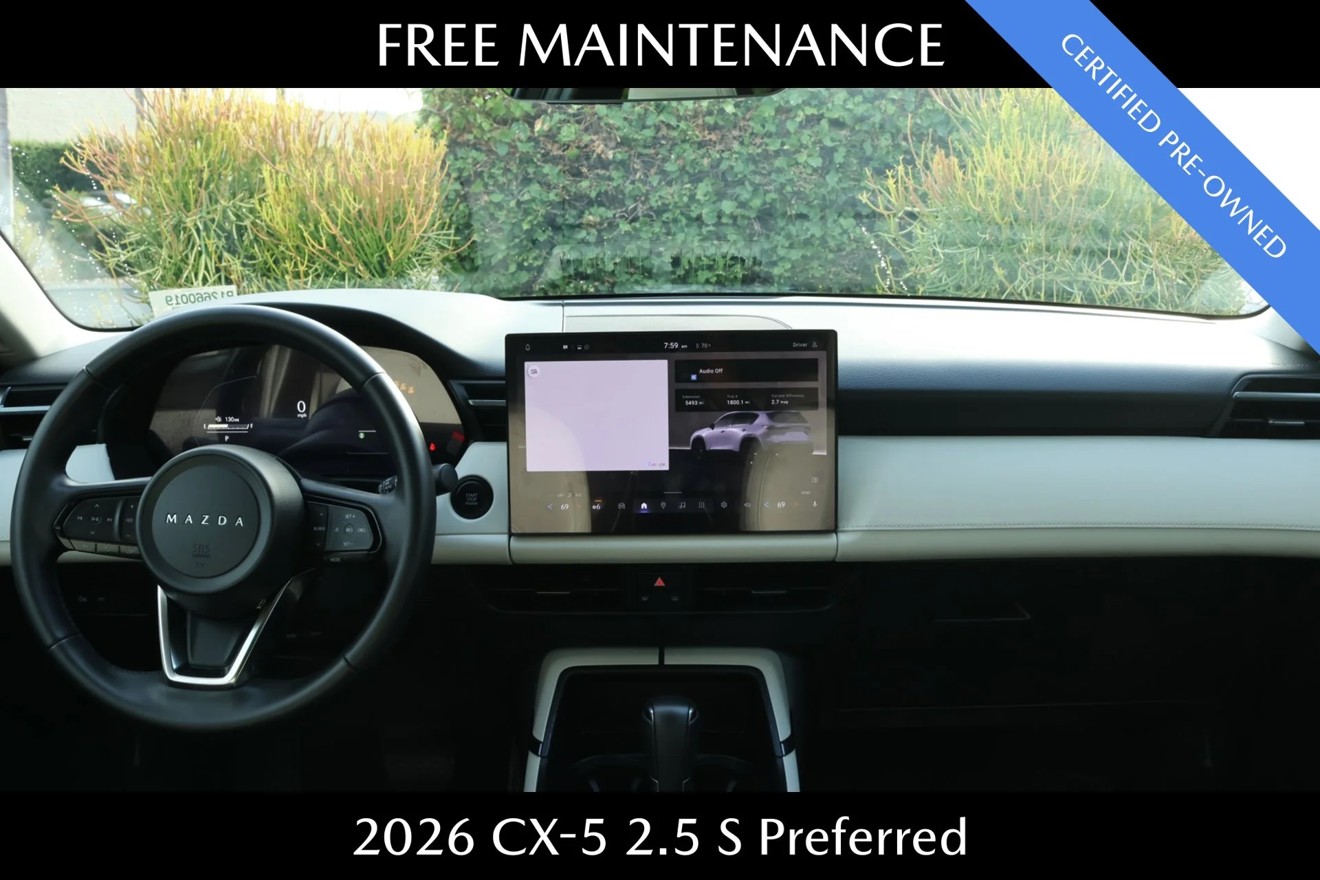 Certified Used 2026 White Mazda 2.5 S Preferred image 7