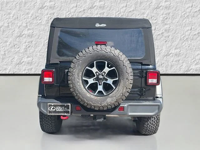Used 2021 Black Clearcoat Jeep Unlimited Rubicon image 4