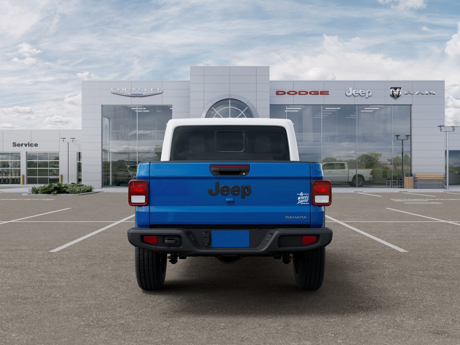 New 2026 Hydro Blue Pearl-Coat Exterior Paint Jeep Sahara image 12