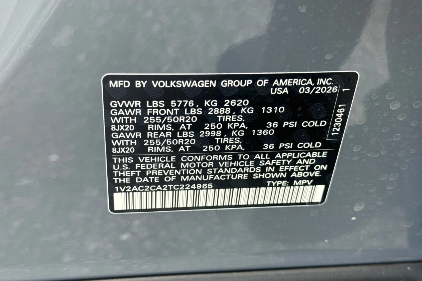New 2026 Gray Volkswagen 2.0T SEL R-Line Black image 28