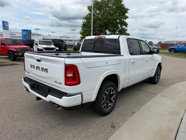 New 2026 Bright White Clear-Coat Exterior Paint RAM Laramie image 4