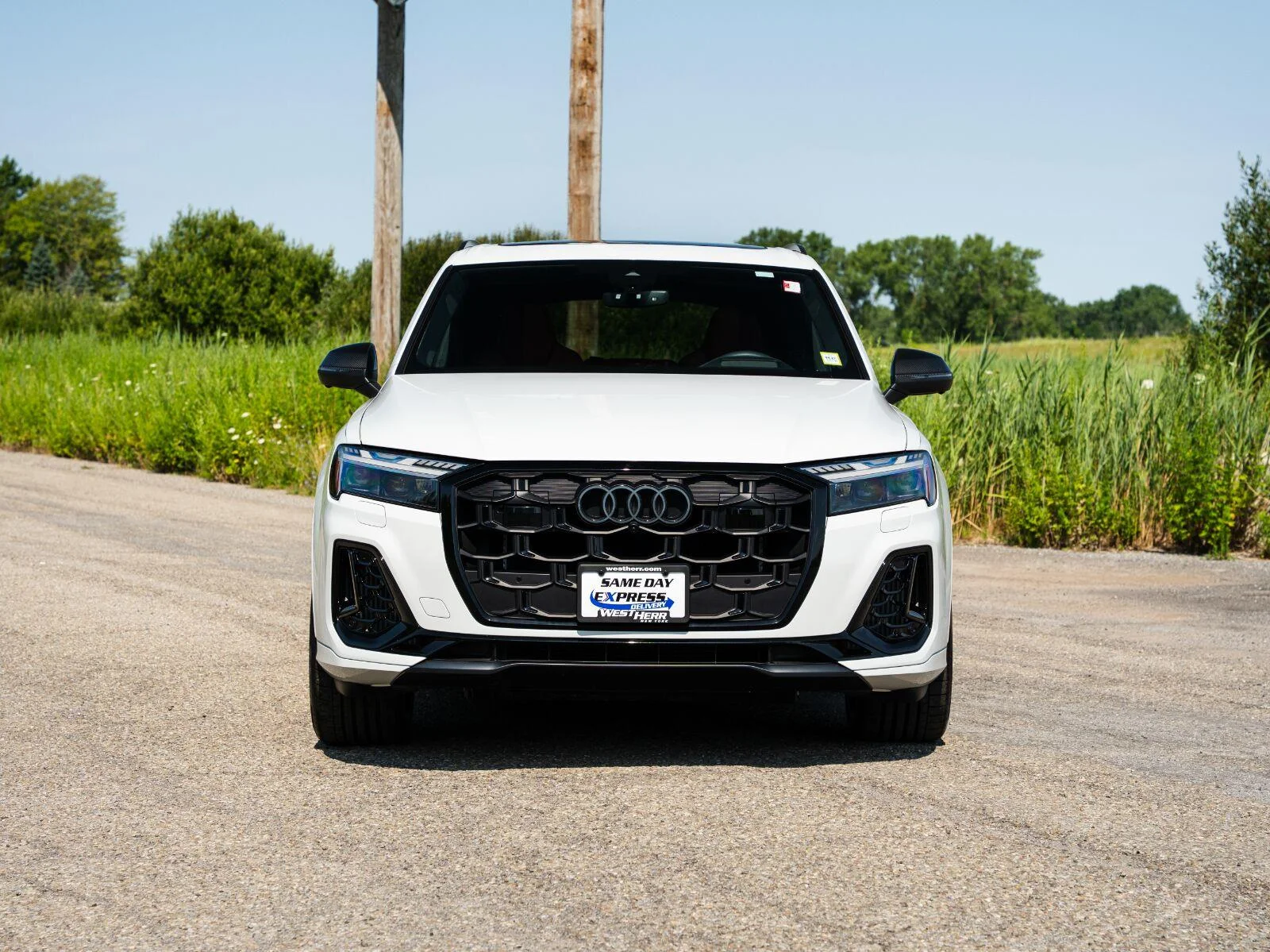 Used 2025 Glacier White Metallic Audi Prestige image 9