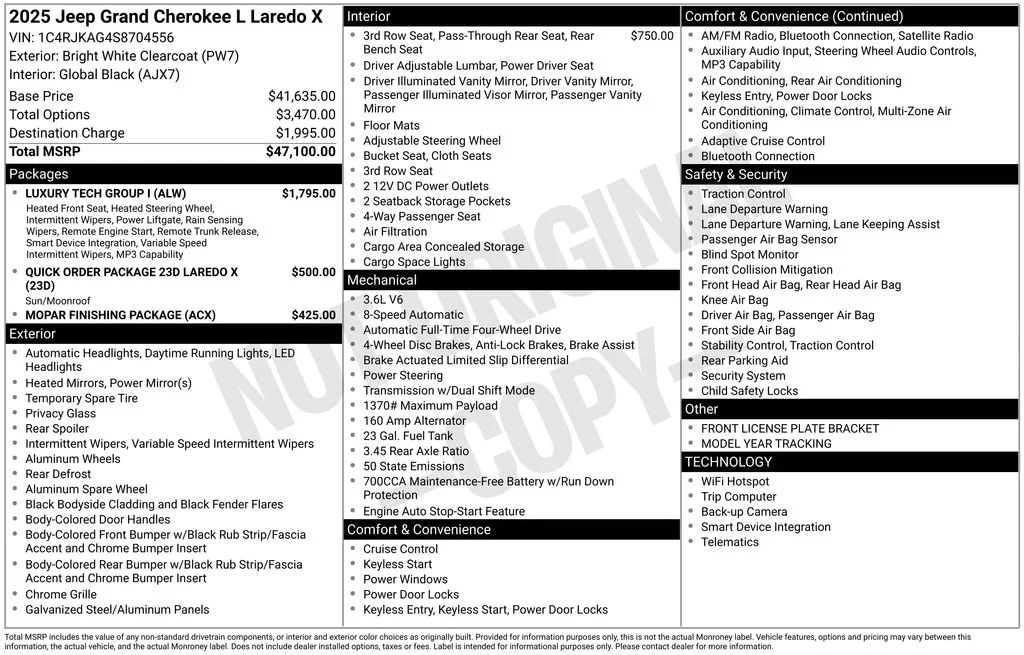 Used 2025 White Jeep Laredo image 2