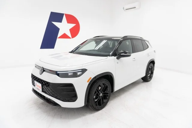 New 2026 Opal White W/Deep Black Roof Volkswagen 2.0T SE R-Line Black image 1