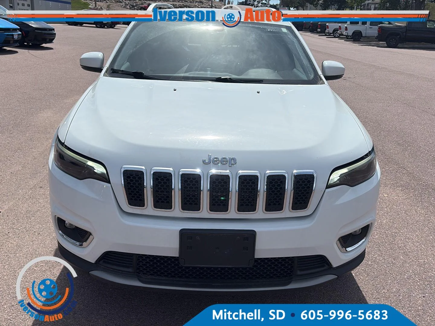 Used 2020 Bright White Clearcoat Jeep Limited image 3