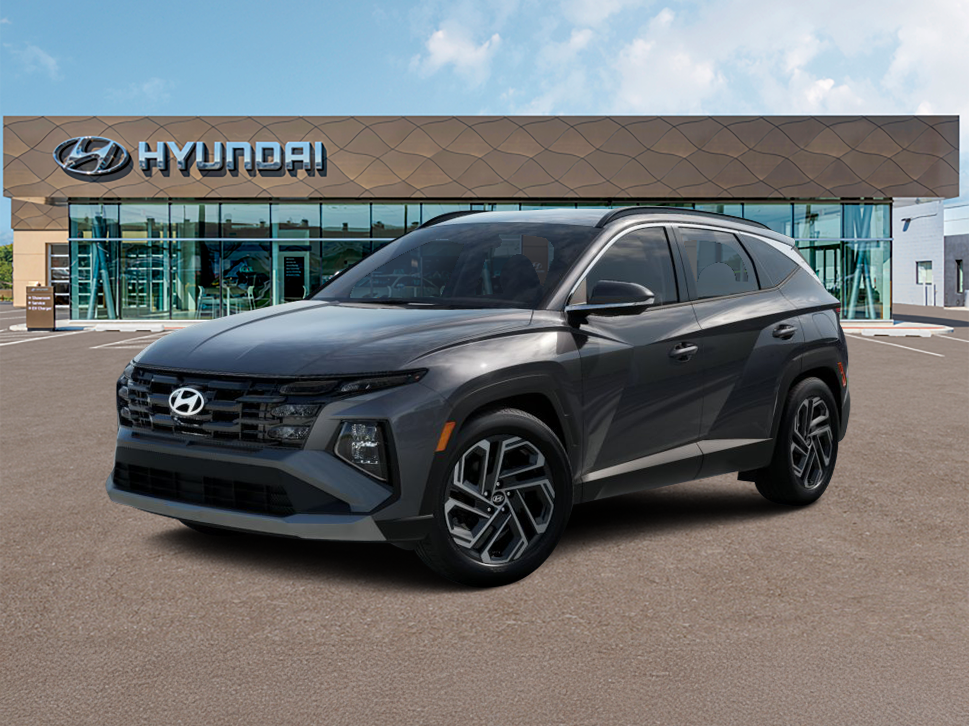 New 2026 Gray Hyundai SEL Plus AWD image 2