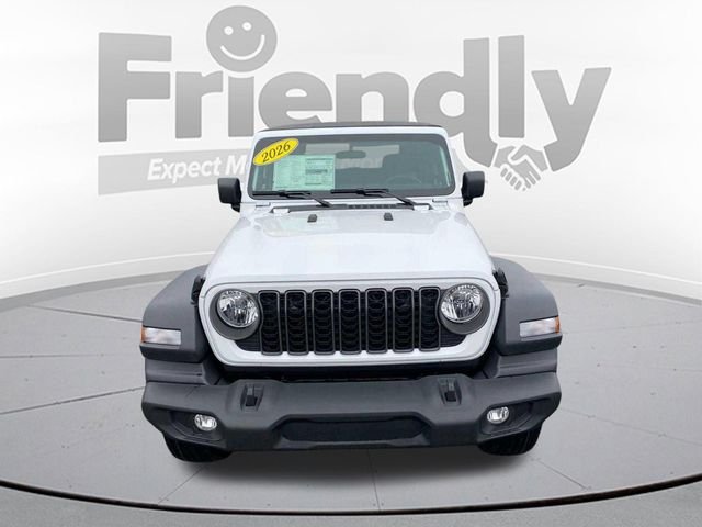 New 2026 Bright White Clear-Coat Exterior Paint Jeep Sport image 2