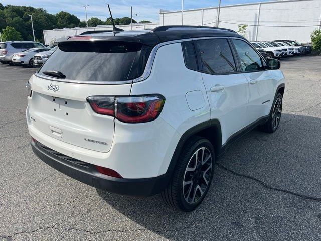 Used 2021 White Clearcoat Jeep Limited image 3
