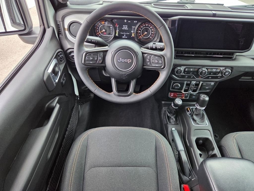 Used 2024 Bright White Clearcoat Jeep Willys image 4