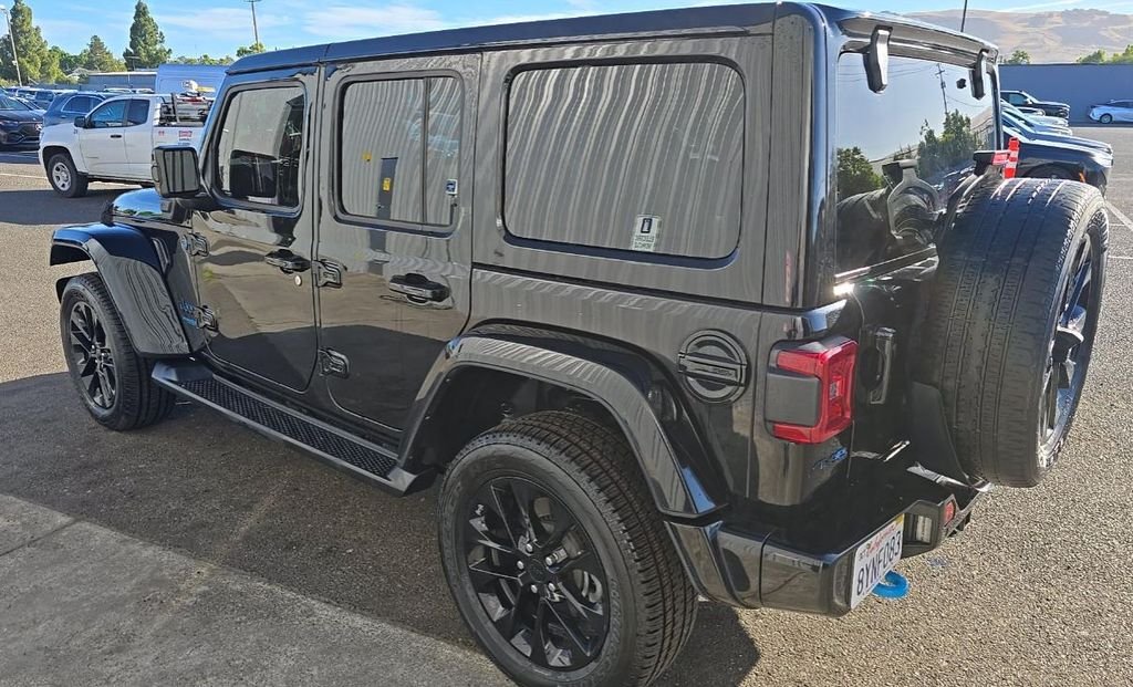 Used 2021 Black Jeep Unlimited Sahara High Altitude 4xe image 6