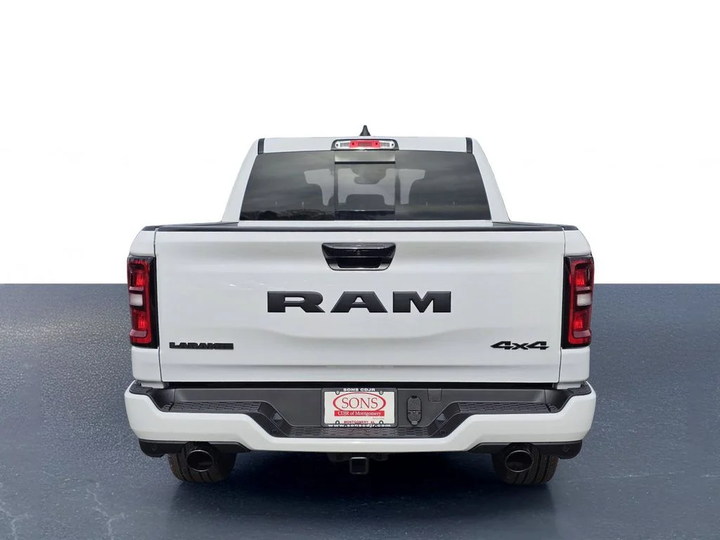 New 2026 Bright White Clear-Coat Exterior Paint RAM Laramie image 10