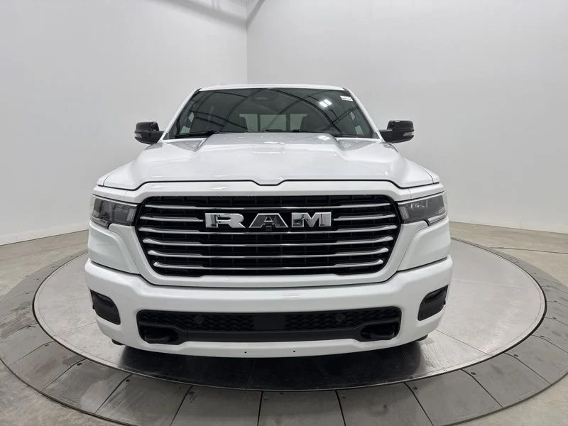 New 2026 Bright White Clear-Coat Exterior Paint RAM Laramie image 2