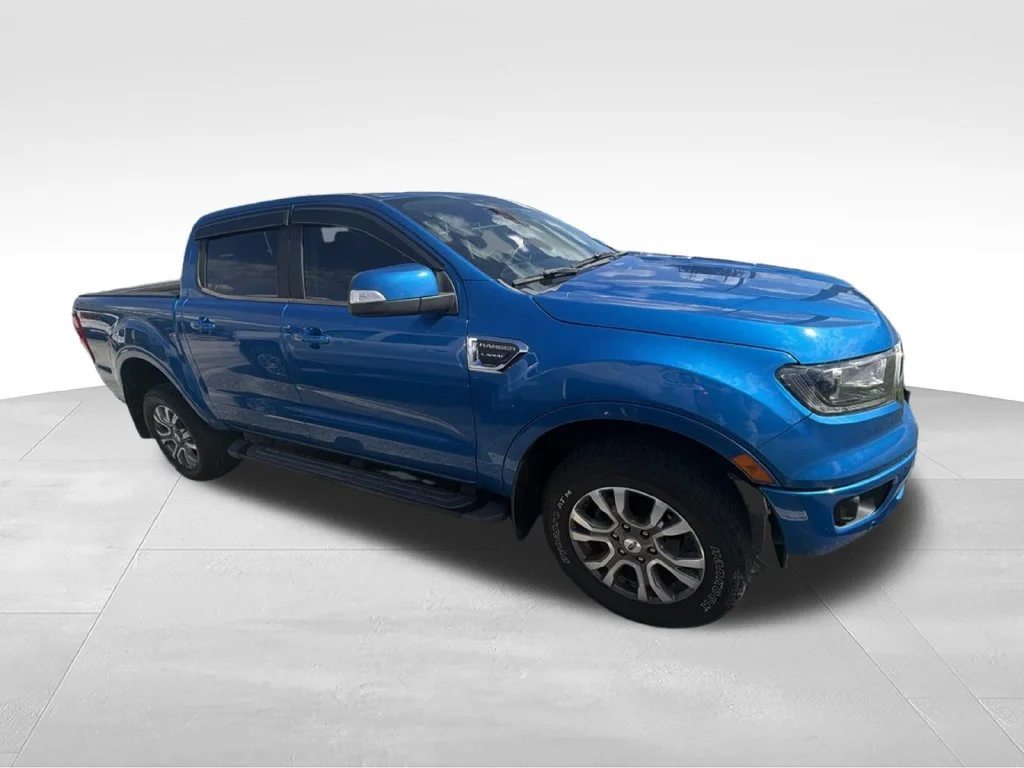 Used 2021 Blue Ford Lariat image 4