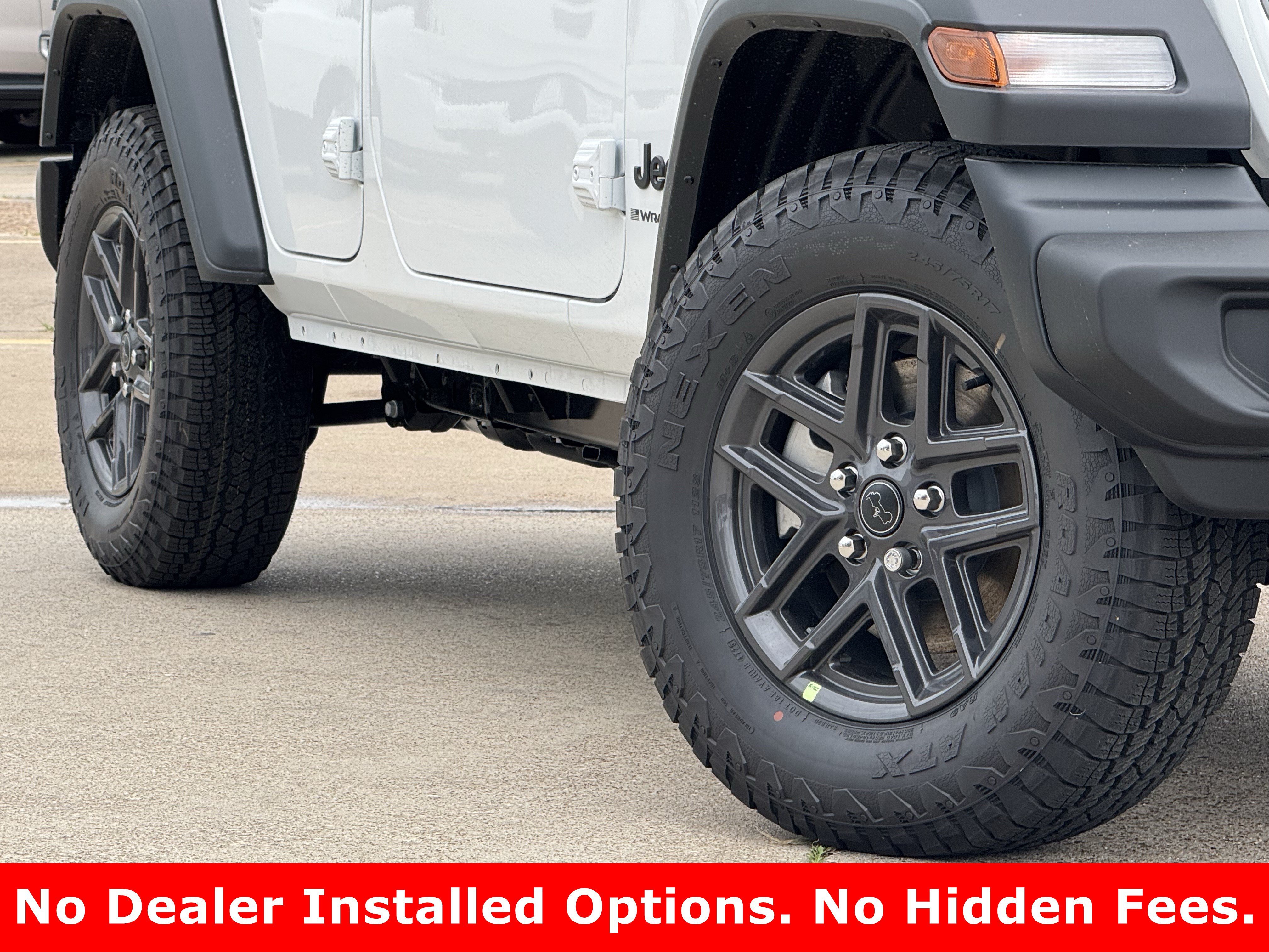 New 2026 Bright White Clear-Coat Exterior Paint Jeep Sport S image 11
