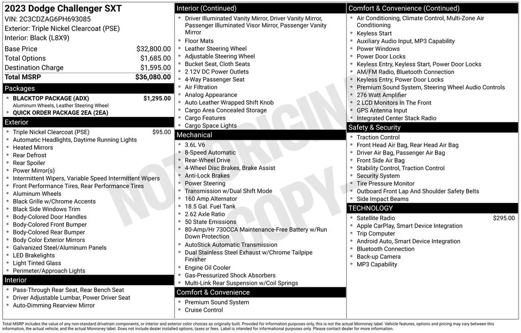 Used 2023 Silver Dodge SXT image 4