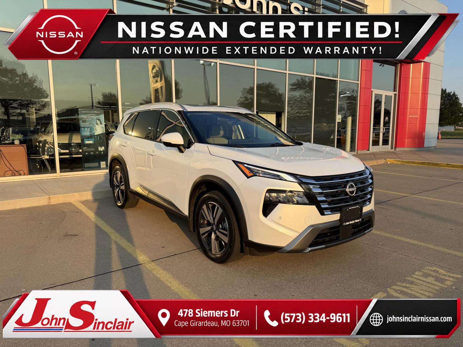 Certified Used 2024 Everest White Pearl Nissan SL image 1