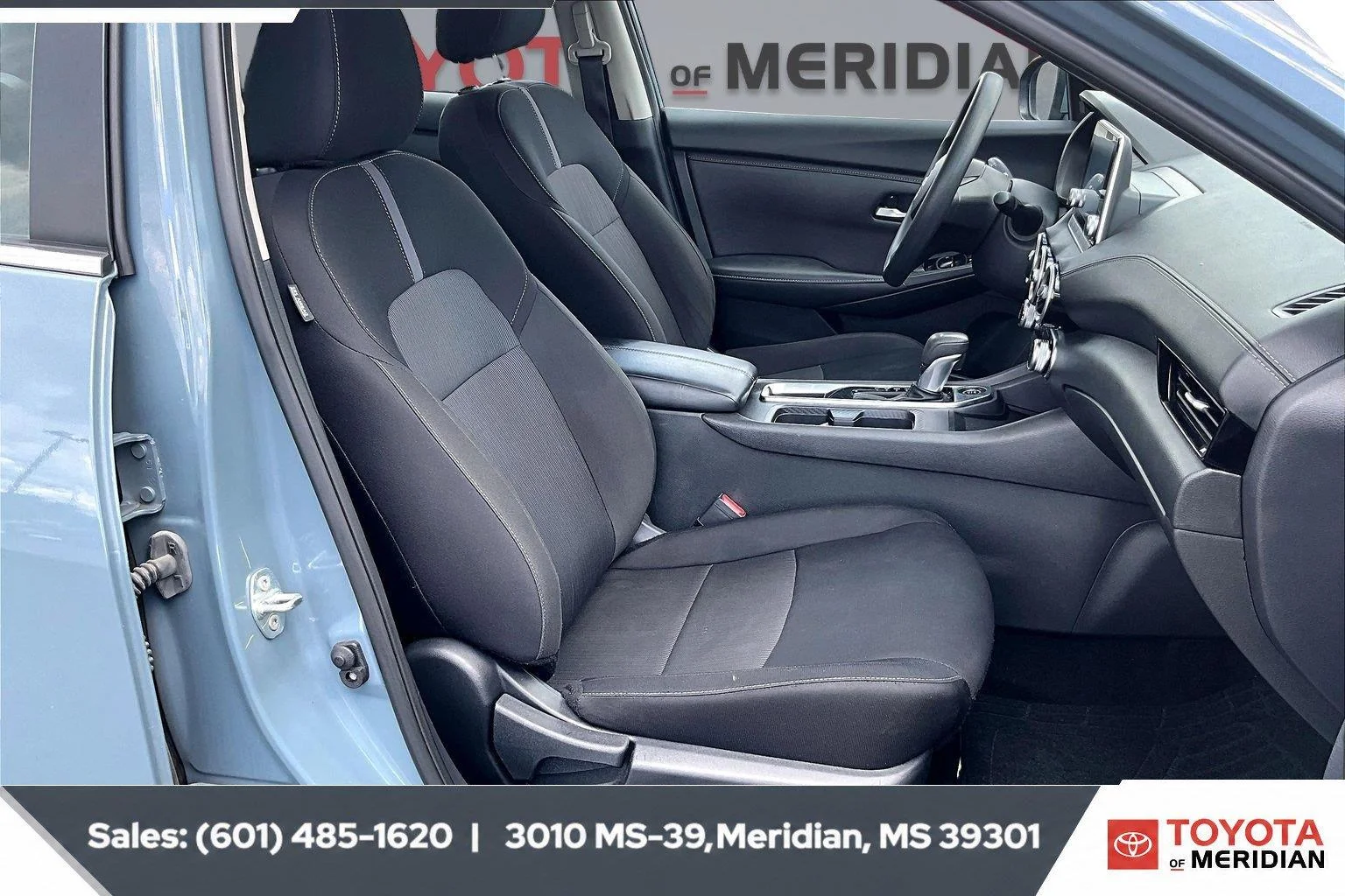 Used 2025 Atlantic Gray Metallic Nissan SV image 6