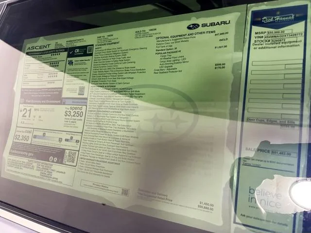 New 2026 ICE SILVER METALLIC Subaru Limited 7-Passenger image 25