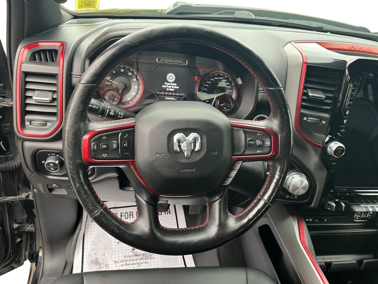 Used 2019 Diamond Black Crystal Pearlcoat Ram Rebel image 12