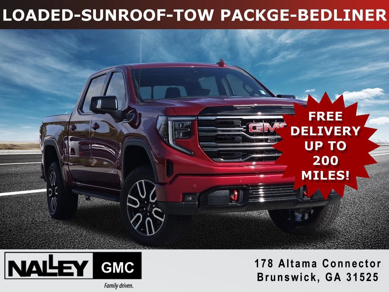 New 2026 Volcanic Red Tintcoat GMC AT4 image 1