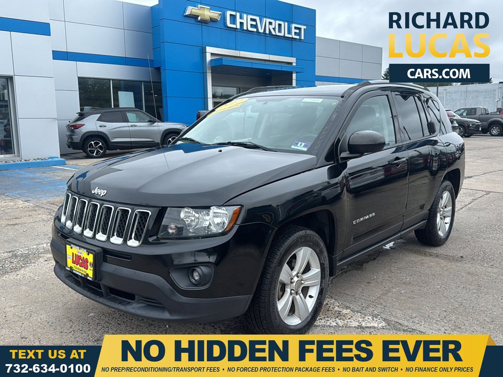 Black Clearcoat 2017 Jeep Compass Sport 4WD SUV / Crossover Four-Wheel Drive