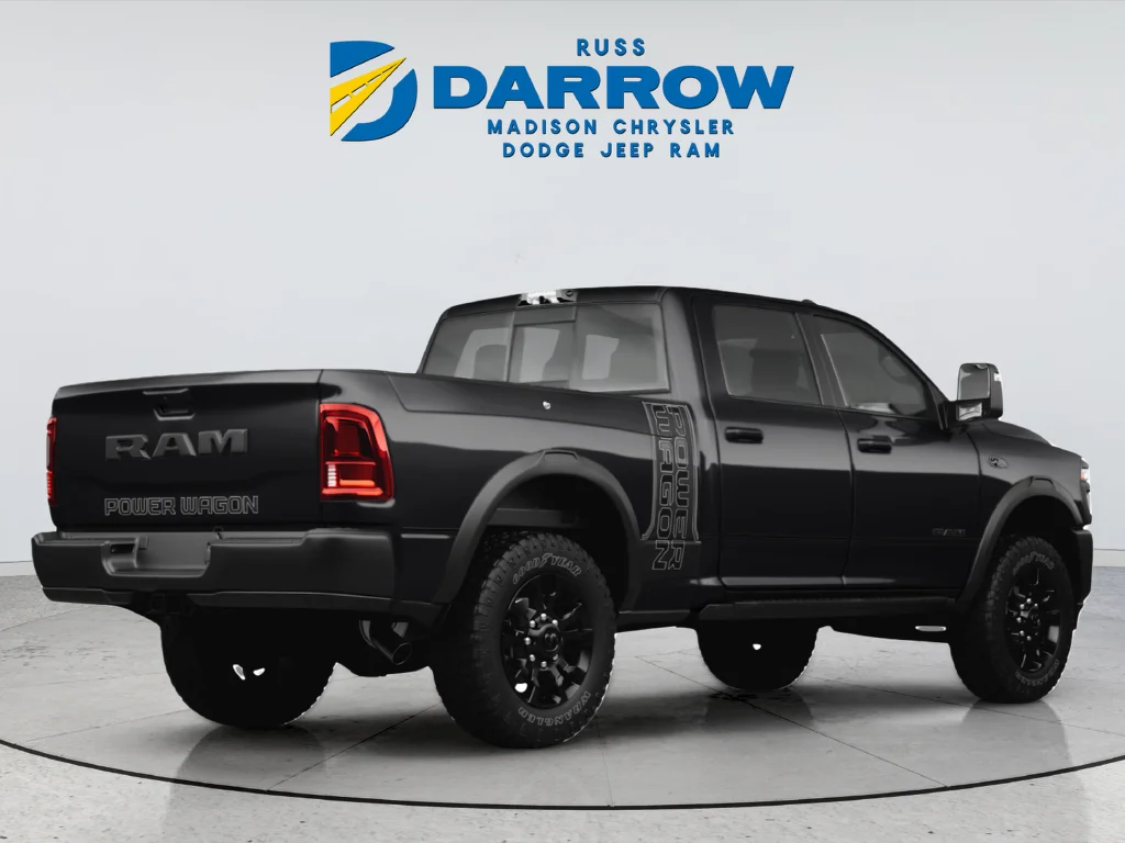 New 2027 Diamond Black Crystal Pearl-Coat Exterior Paint RAM Laramie image 3
