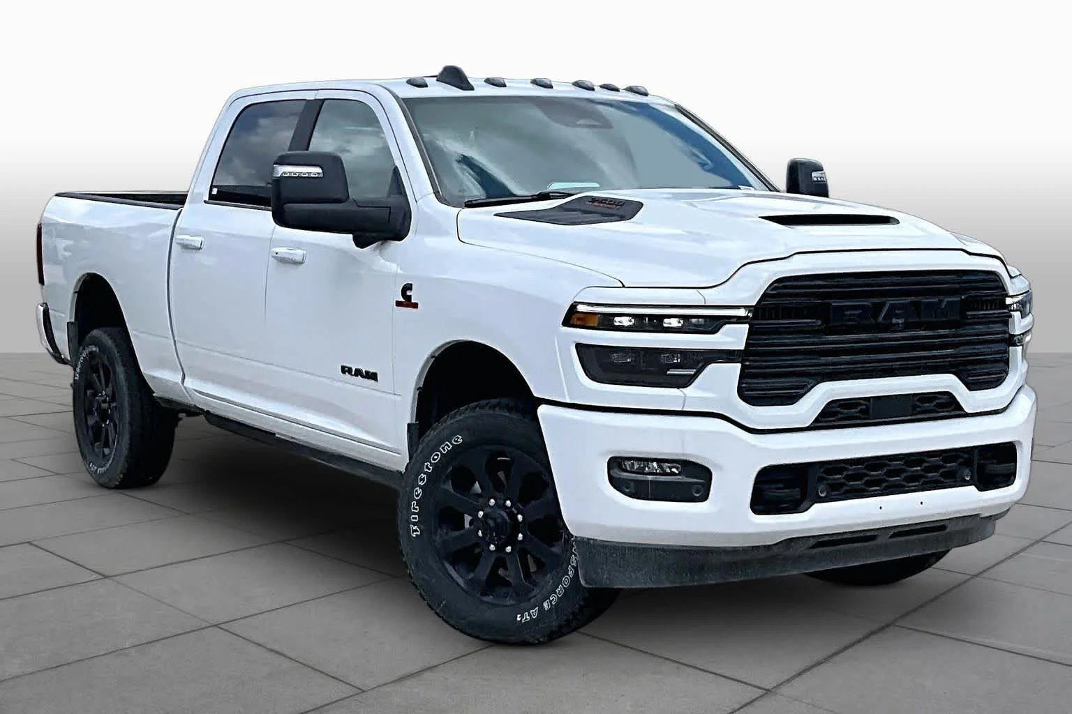 New 2026 Bright White Clearcoat Ram Laramie image 3