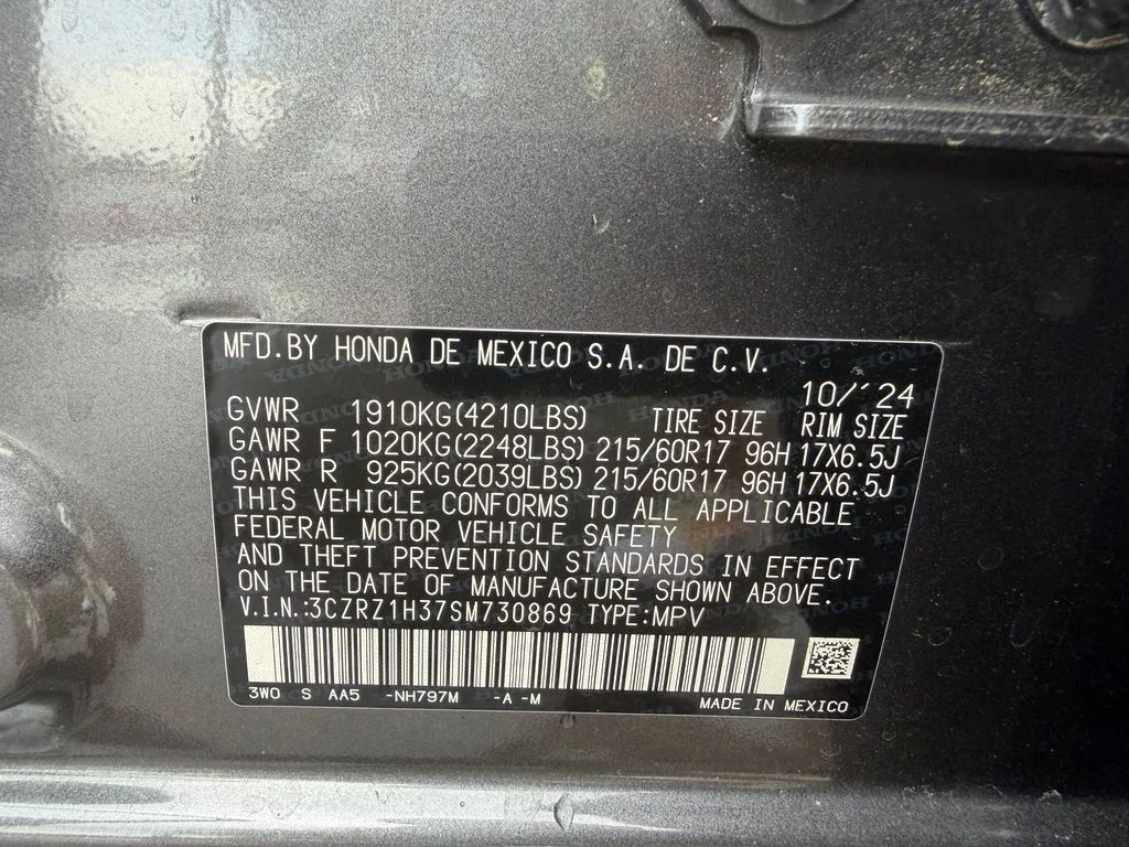 2025 Honda HR-V LX - Photo 28