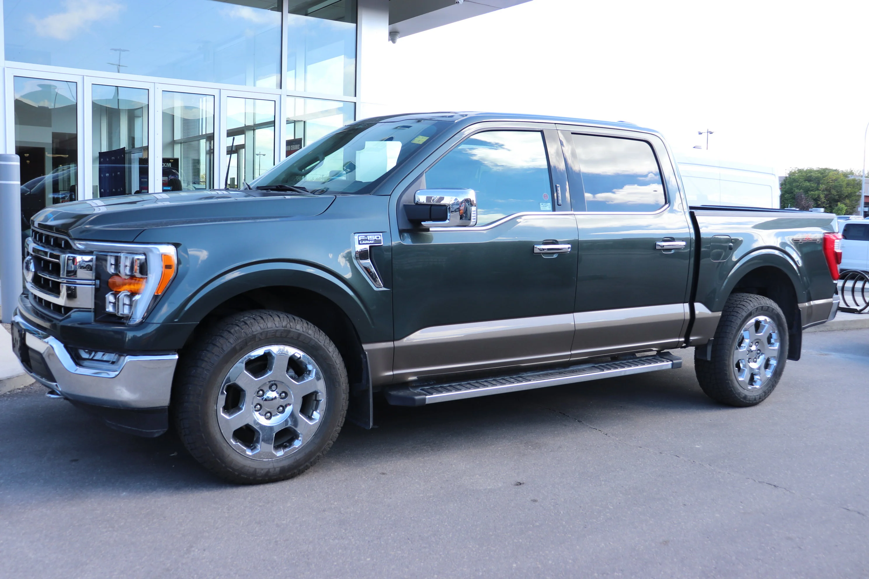Used 2021 Green Ford XL 4WD SuperCrew 5.5