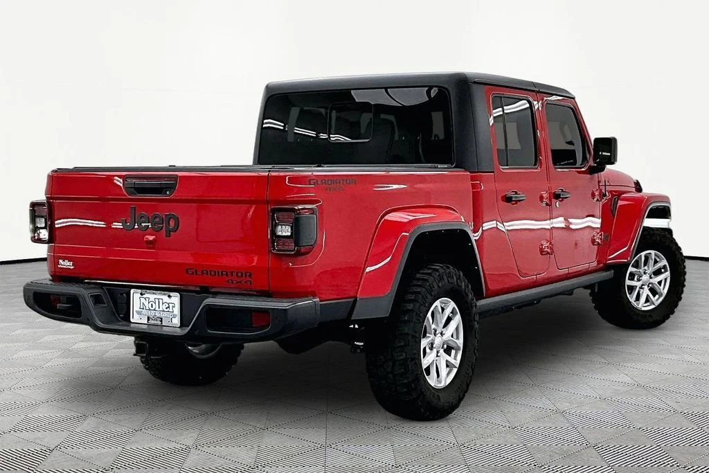 Certified 2023 Jeep Gladiator Sport S with VIN 1C6HJTAG6PL584708 for sale in Kansas City