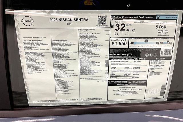 New 2026 Atlantic Gray/Super Black Nissan SR image 39